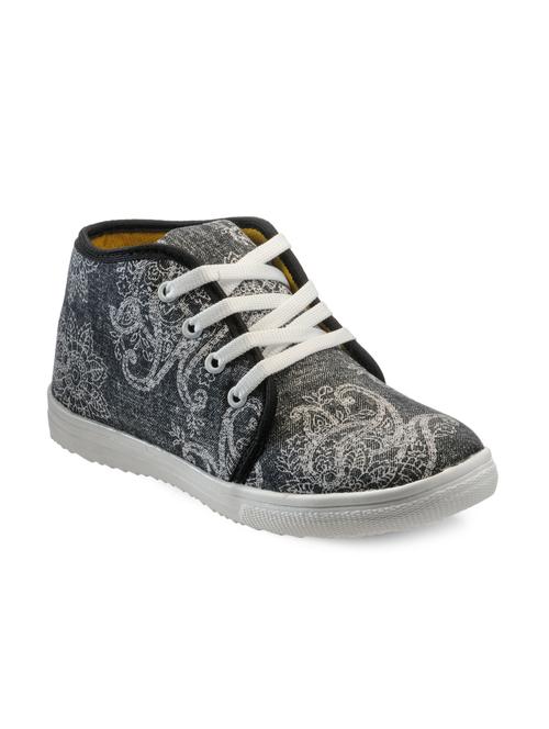black leatherette sneakers - 10960446 - Very Small Image - 1