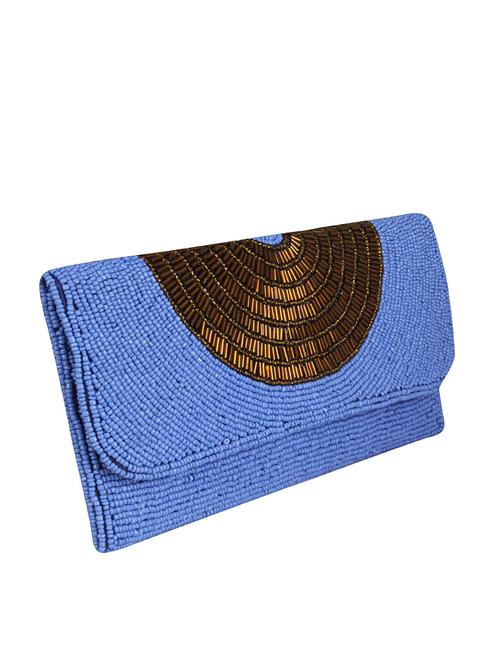 purple faux leather clutch - 10961060 - Very Small Image - 1