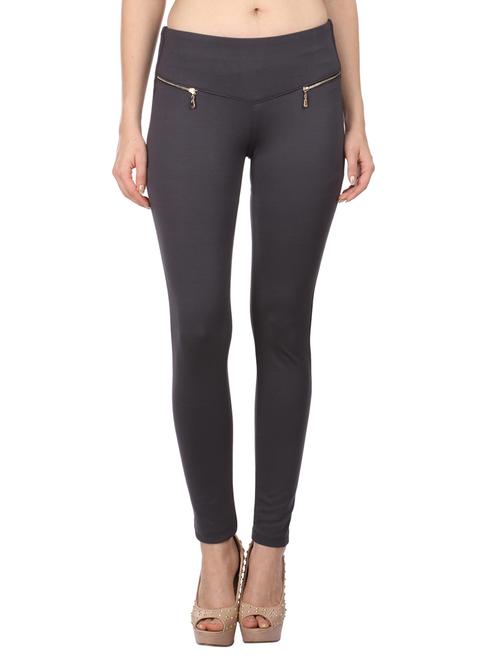 grey poly cotton jeggings - 10962305 - Very Small Image - 1
