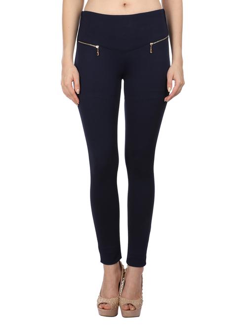 blue poly cotton jeggings - 10962306 - Very Small Image - 1