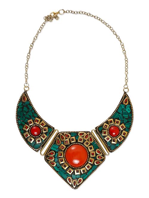 multi colored metal alloy necklace - 10968749 - Very Small Image - 1