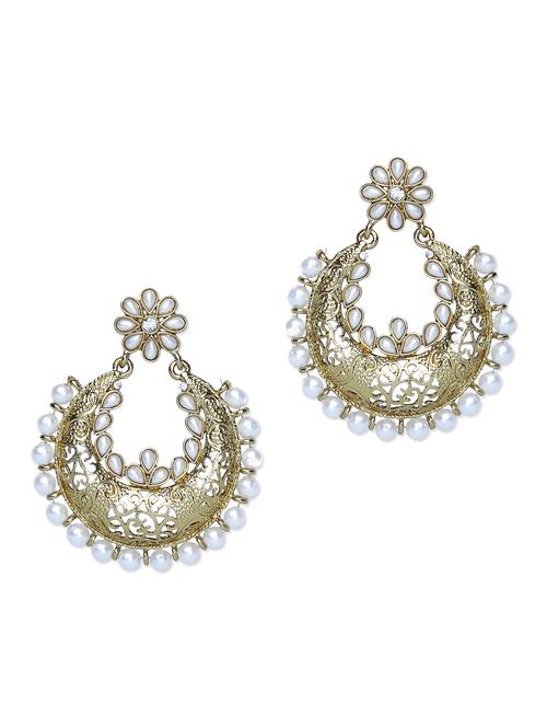 pearl embellished chandbalis - 1097255 - Very Small Image - 1