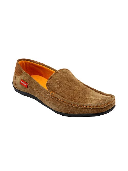 tan leatherette loafers - 10986152 - Very Small Image - 1