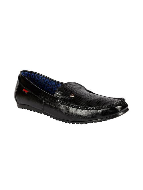 black leatherette loafers - 10986295 - Very Small Image - 1