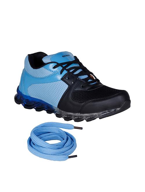 blue leatherette sport shoes - 10986306 - Very Small Image - 1