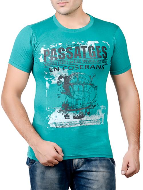 green cotton blend tshirt - 10993470 - Very Small Image - 1