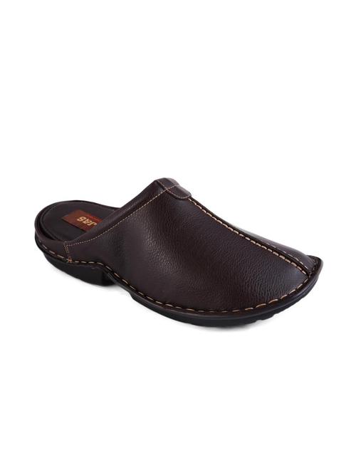 dark brown leatherette sandals - 10995496 - Very Small Image - 1