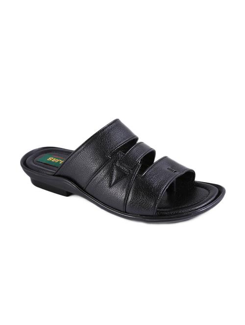 solid black leatherette sandals - 10995528 - Very Small Image - 1