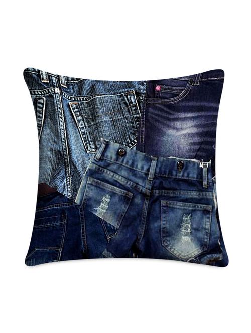 Jeans Digitally Printed Cushion Cover - 1099579 - Very Small Image - 1