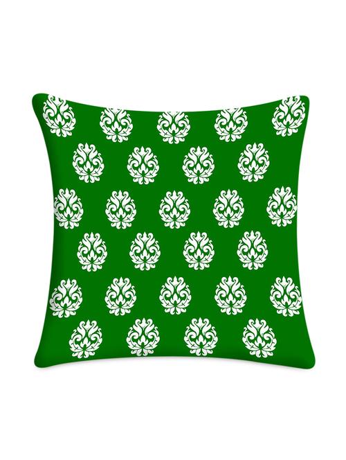 Ethnic Green Motif Printed Cushion Cover - 1100111 - Very Small Image - 1