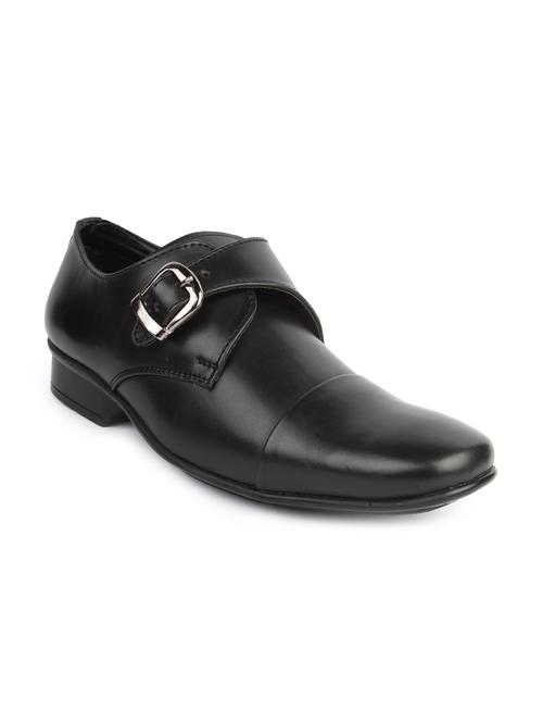 urban woods men black leatherette formal shoes - 11015327 - Very Small Image - 1