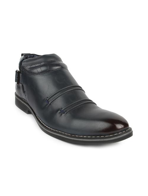 blue leatherette monk straps - 11015771 - Very Small Image - 1