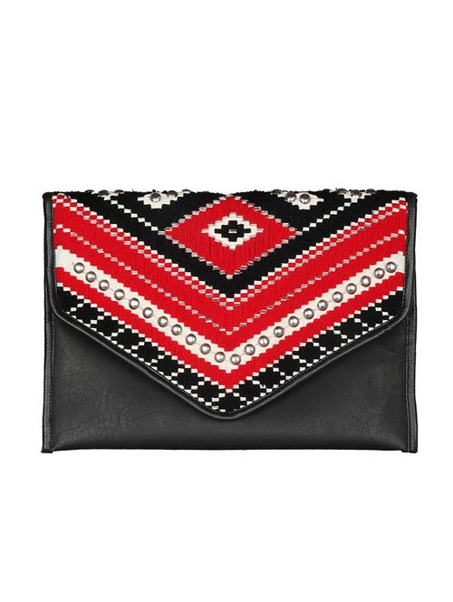 black leather clutch - 11017269 - Very Small Image - 1