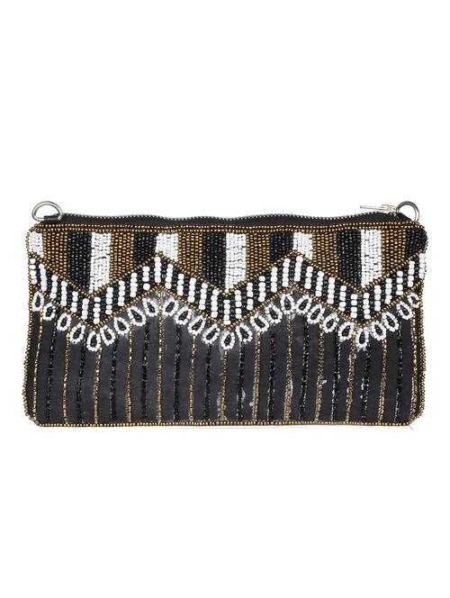 black leather clutch - 11017276 - Very Small Image - 1