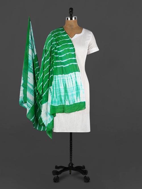green printed dupatta - 1102133 - Very Small Image - 1