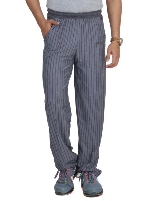 grey cotton track pant - 11025931 - Very Small Image - 1
