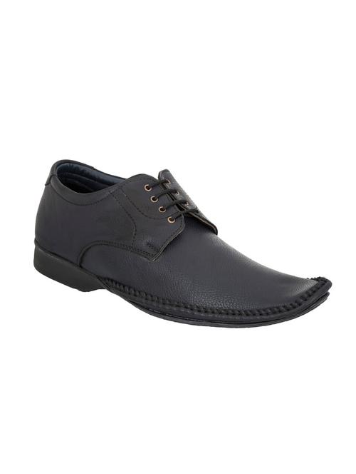 black leatherette formal shoes - 11031798 - Very Small Image - 1