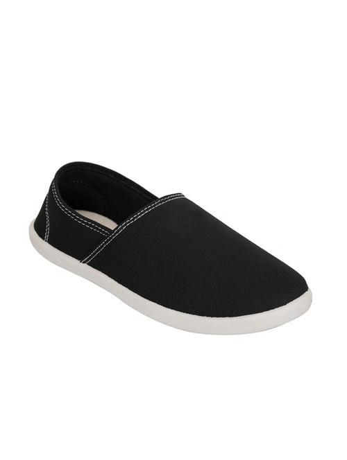 Black canvas slip on shoe - 11031799 - Very Small Image - 1