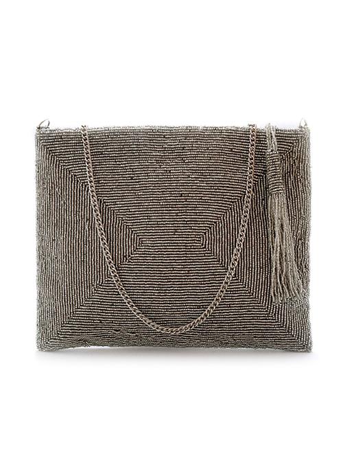 golden cotton embellished slingbag - 11044588 - Very Small Image - 1