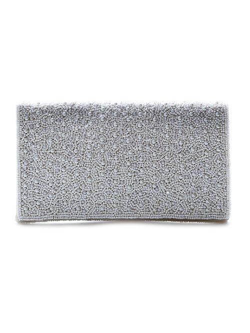 white cotton clutch - 11044597 - Very Small Image - 1