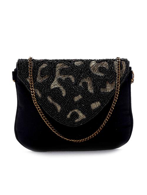 black cotton clutch - 11044599 - Very Small Image - 1