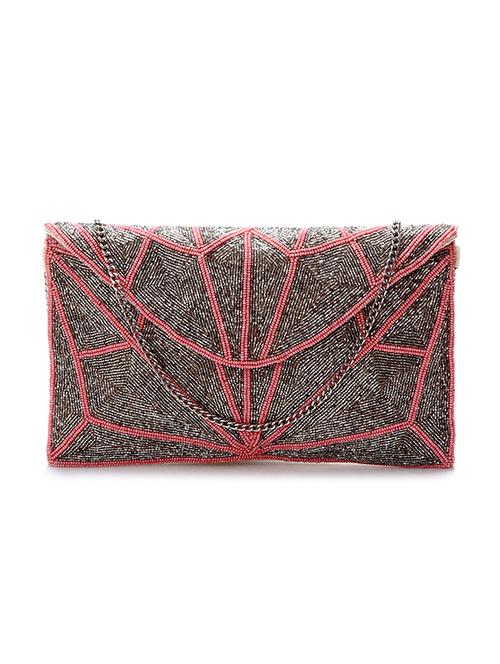 multi colored cotton clutch - 11044618 - Very Small Image - 1