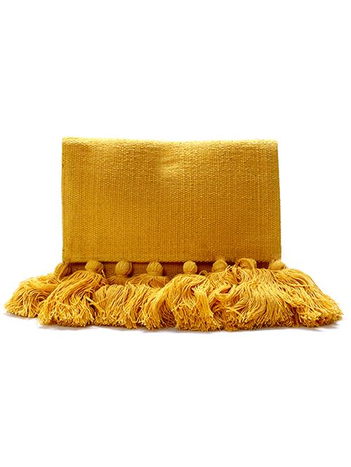 yellow cotton clutch - 11044623 - Very Small Image - 1