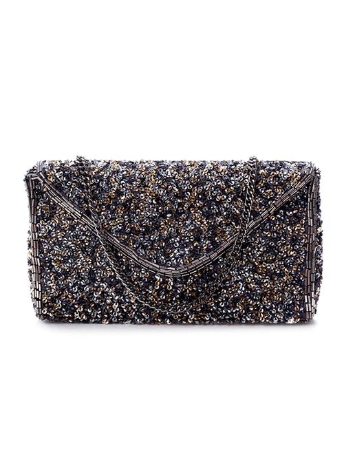 multi colored cotton clutch - 11044627 - Very Small Image - 1