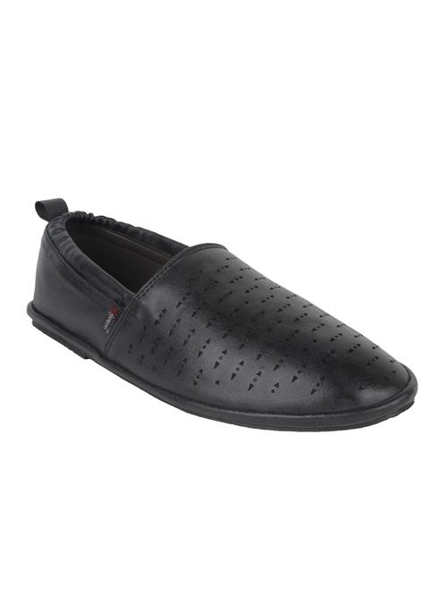 black leatherette loafers - 11046098 - Very Small Image - 1
