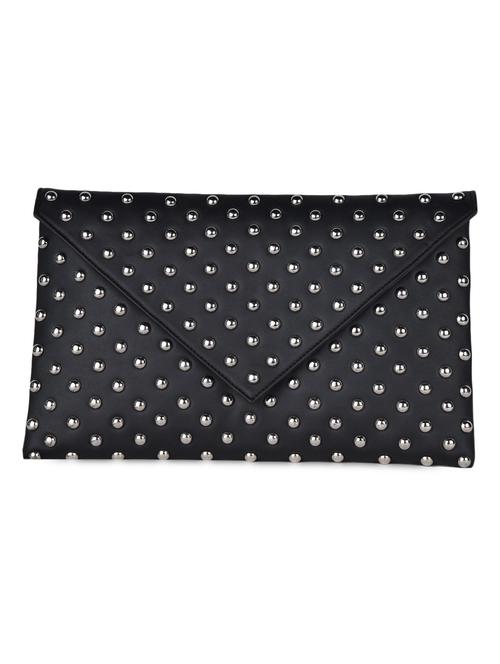 embellished black leatherette clutches - 1104615 - Very Small Image - 1