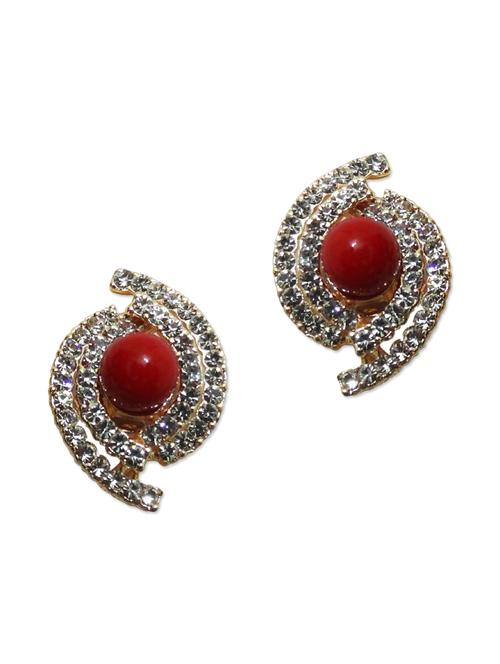 metal alloy stud earrings(for non-pierced ears) - 11048450 - Very Small Image - 1