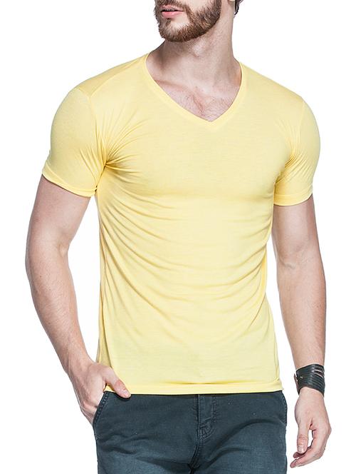 yellow rayon tshirt - 11049519 - Very Small Image - 1