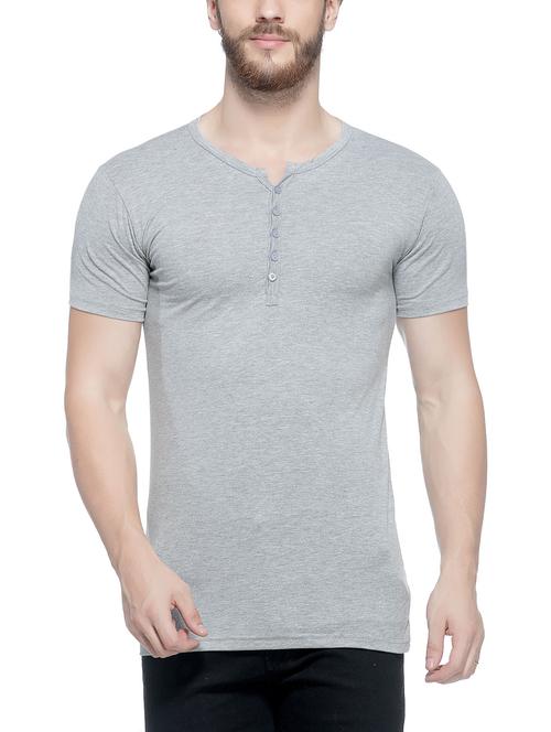 grey cotton tshirt - 11049625 - Very Small Image - 1