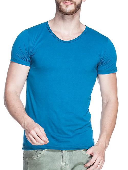 blue cotton tshirt - 11049631 - Very Small Image - 1