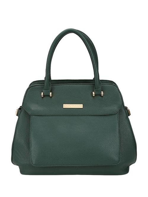 green leatherette handbag - 11052026 - Very Small Image - 1
