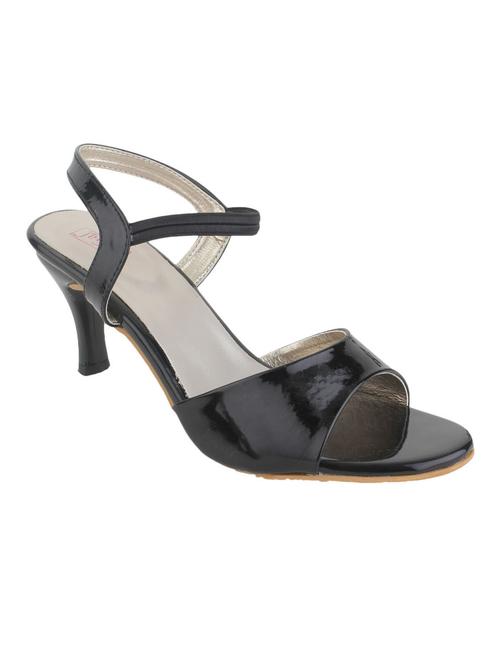 black leatherette sandals - 11052939 - Very Small Image - 1