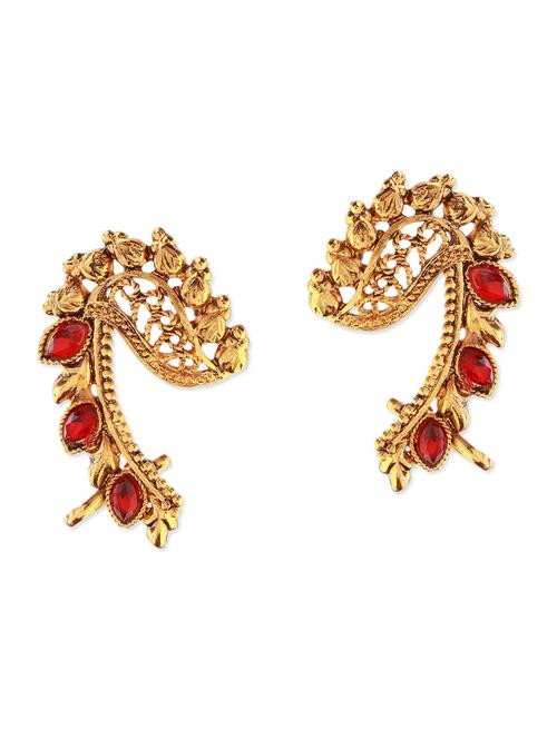 red metal earring - 11053474 - Very Small Image - 1