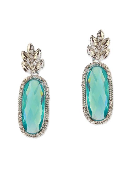 turquoise metal earring - 11053493 - Very Small Image - 1