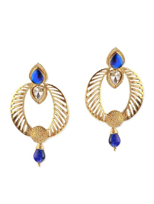 blue metal earring - 11053526 - Very Small Image - 1