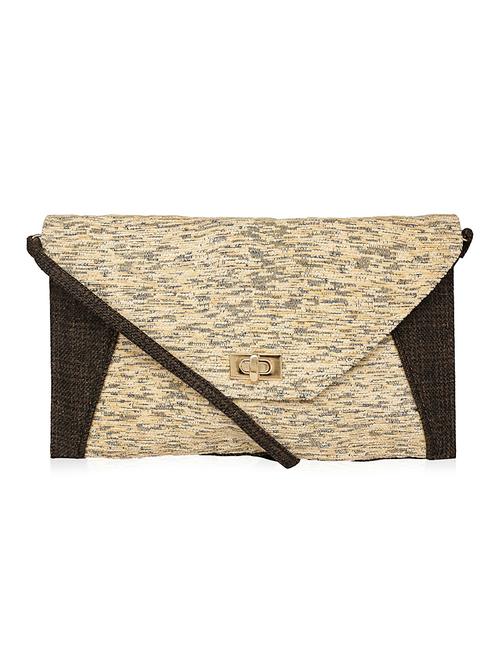 cream wool clutch - 11055132 - Very Small Image - 1