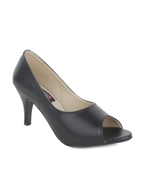 black leatherette sandal - 11056342 - Very Small Image - 1