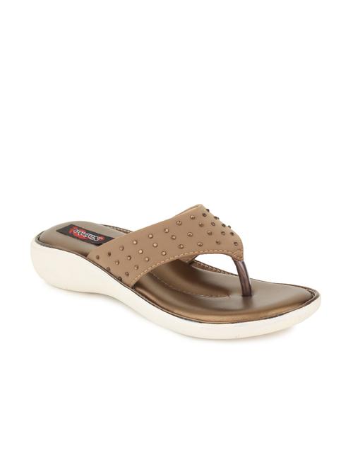 brown leatherette sandal - 11058431 - Very Small Image - 1