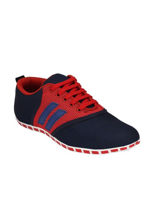 red faux leather sneakers - 11064548 - Very Small Image - 1