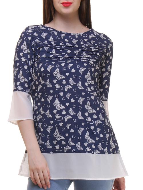 pleated panel detail top - 11065334 - Very Small Image - 1