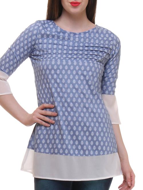 pleated panel detail top - 11065335 - Very Small Image - 1