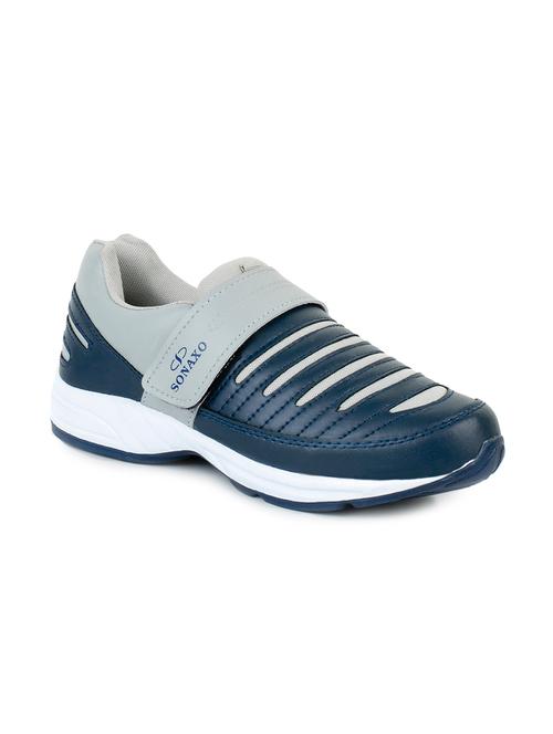 blue leatherette sports shoes - 11065570 - Very Small Image - 1
