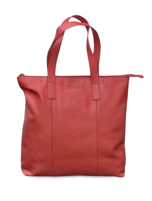 stylish red leather handbag - 1106590 - Very Small Image - 1