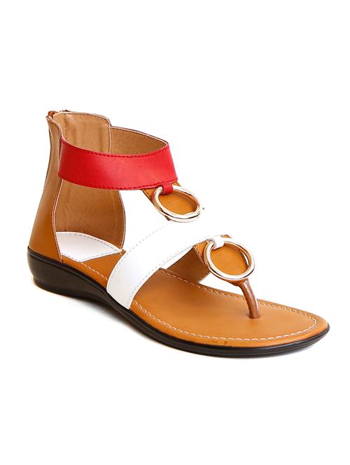 multi colored leatherette closed back sandals - 11066632 - Very Small Image - 1