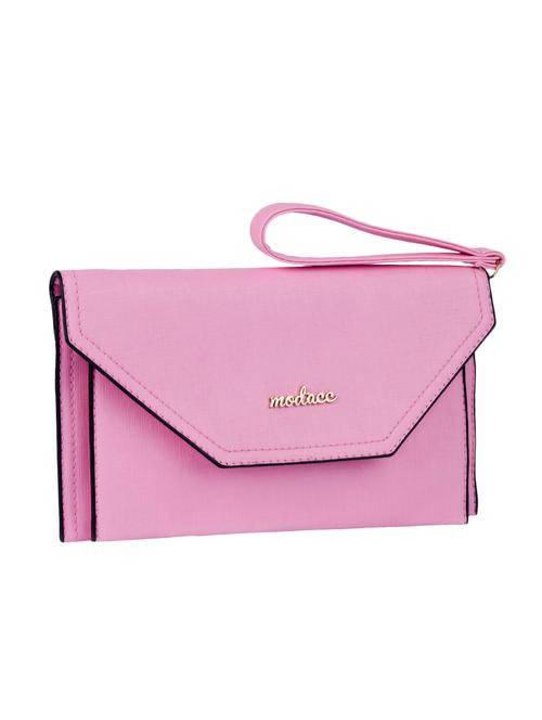 pink faux leather clutch - 1106734 - Very Small Image - 1