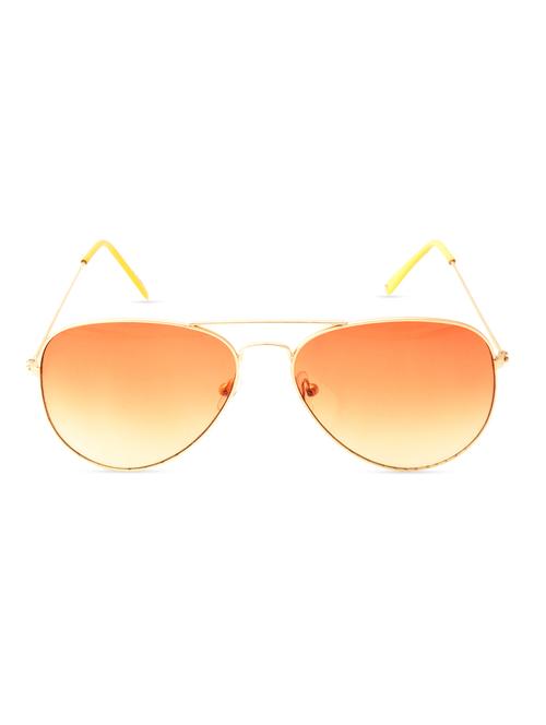 golden frame brown shade aviator sunglass - 1106874 - Very Small Image - 1